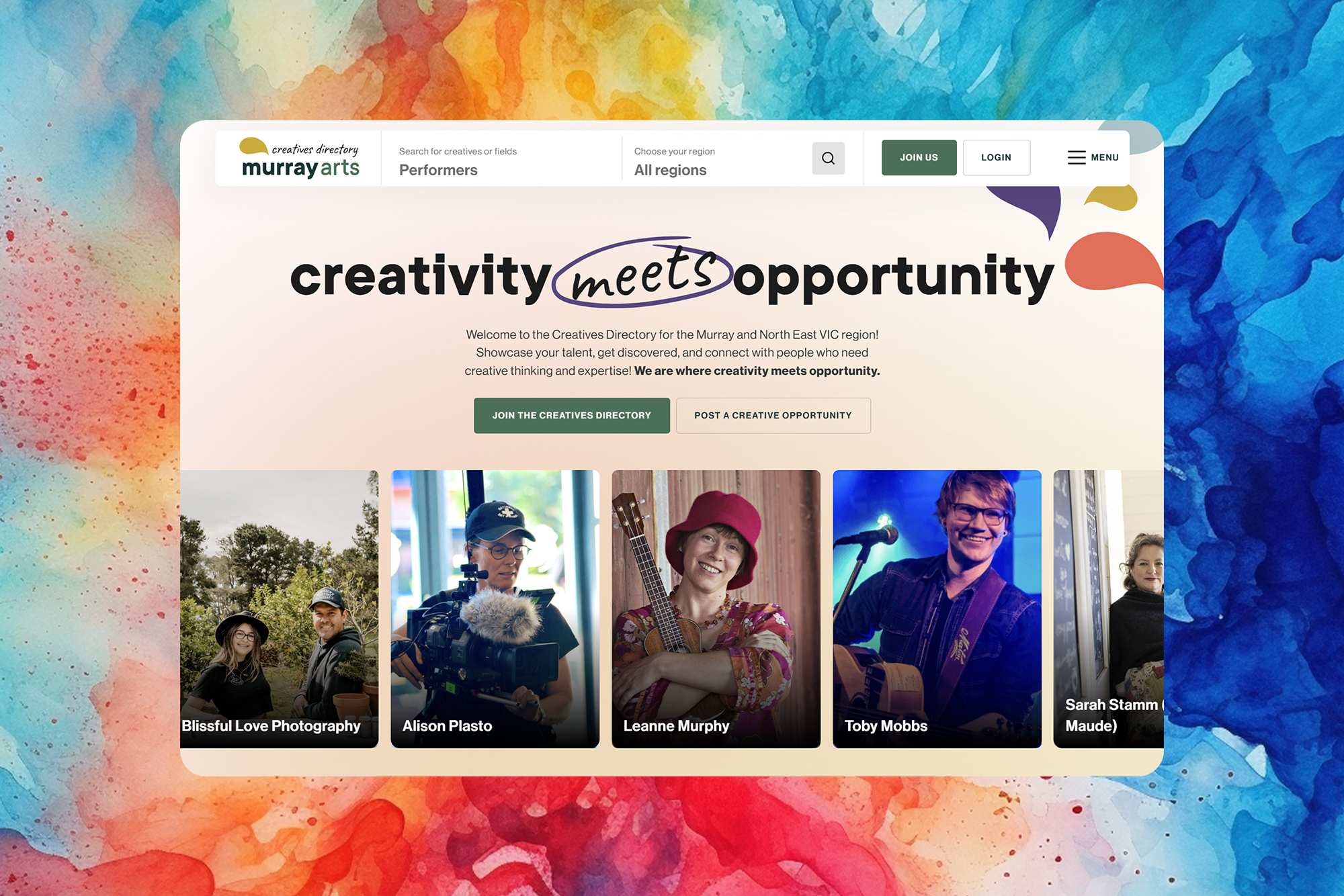 Murray Arts Creatives Directory